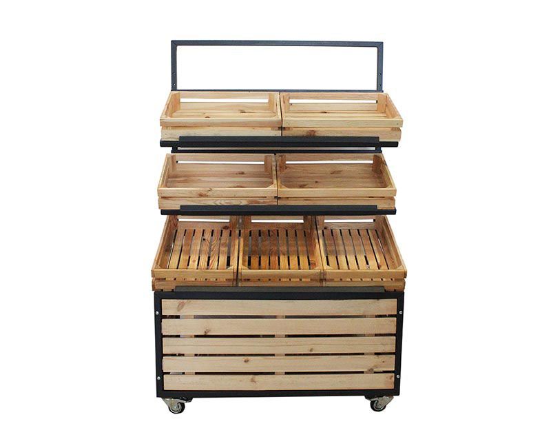 Obstregal - Gemüseregal mit 3 Etagen