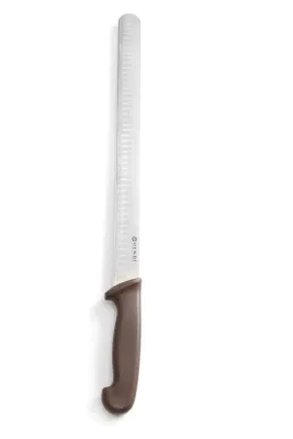 Schinken-/Lachsmesser Braun für gekochtes Fleisch Schinken-/Lachsmesser Braun für gekochtes Fleisch