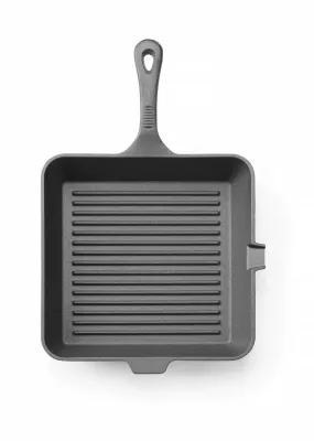 Gusseisen-Grillpfanne 250x250x(H)50mm Gusseisen-Grillpfanne 250x250x(H)50mm
