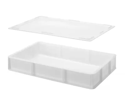 Pizzateigbox GN 1/1 mit passendem Deckel – stapelbar & hygienisch