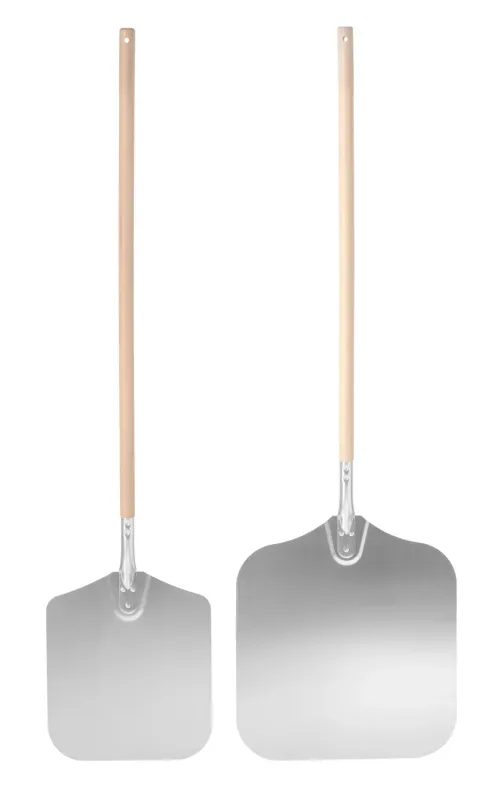 Pizzaschaufel aus Edelstahl – quadratisch, 1320 mm lang Pizzaschaufel aus Edelstahl – quadratisch, 1320 mm lang