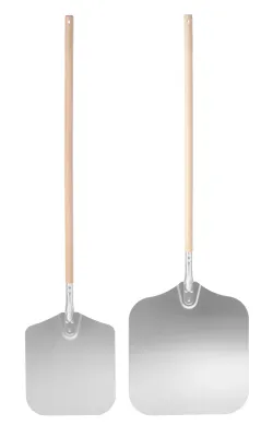 Pizzaschaufel aus Edelstahl – quadratisch, 1320 mm lang Pizzaschaufel aus Edelstahl – quadratisch, 1320 mm lang
