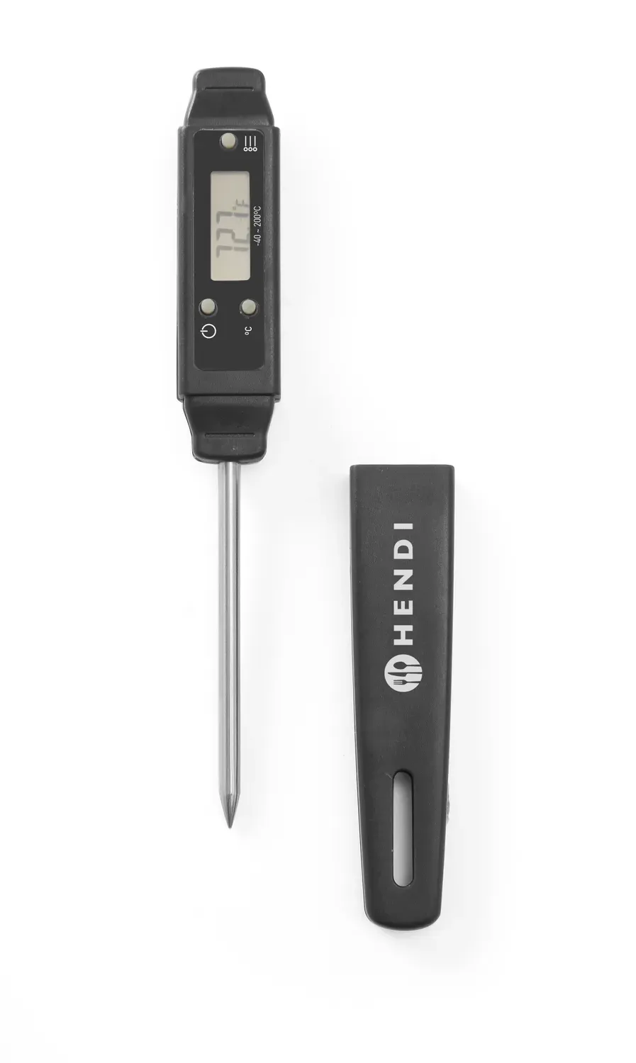 Thermometer mit einklappbarer Sonde