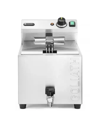Fritteuse Profi Line XL mit Ablasshahn, 10 Liter | Leistungsstarkes Gastrogerät Fritteuse Profi Line XL mit Ablasshahn, 10 Liter | Leistungsstarkes Gastrogerät
