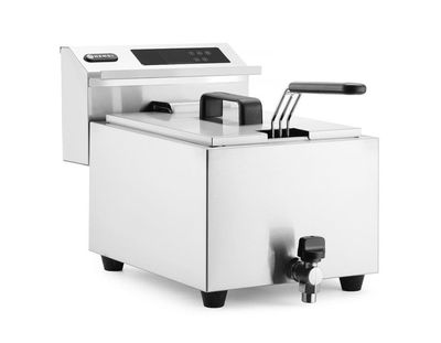Fritteuse mit Ablasshahn | Profi Line | 8 Liter | 3500 W Fritteuse mit Ablasshahn | Profi Line | 8 Liter | 3500 W