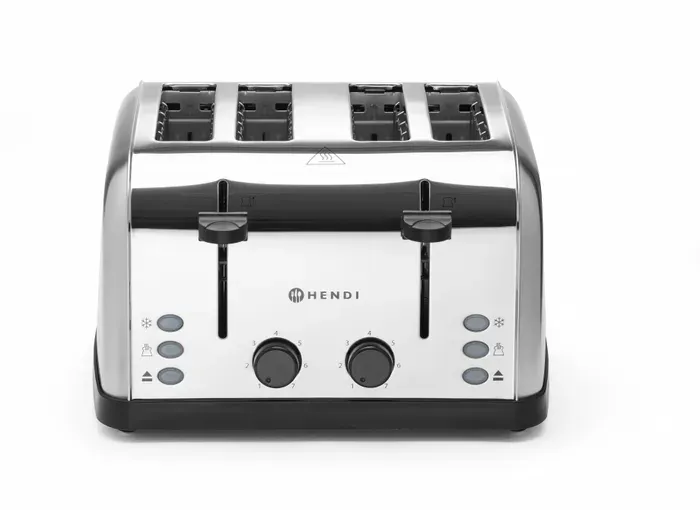 Edelstahl Toaster | 4-fach | mit 7 Bräunungsstufen Edelstahl Toaster | 4-fach | mit 7 Bräunungsstufen