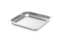 Gastronorm Edelstahl Tablett GN 2/3 | 354×325 mm, Maße: 354×325x20 mm