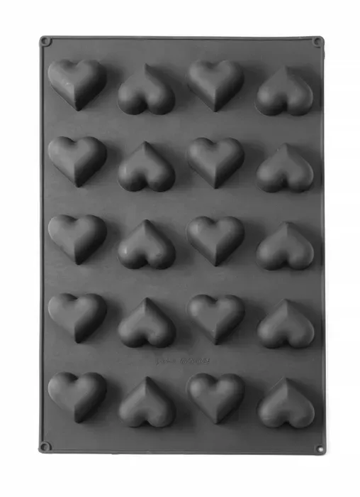 Silikonform Herz | Antihaft | 570×375×35 mm Silikonform Herz | Antihaft | 570×375×35 mm