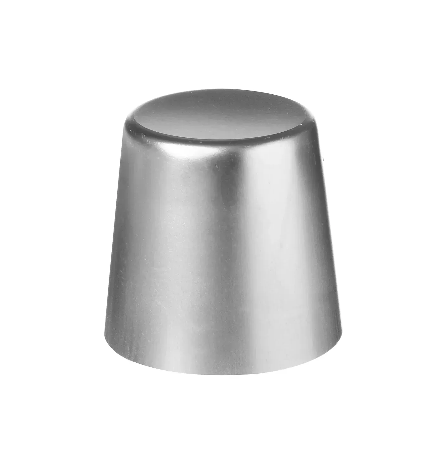 Backform rund | Aluminium | Ø70×68 mm, Variation: Mit glattem Rand