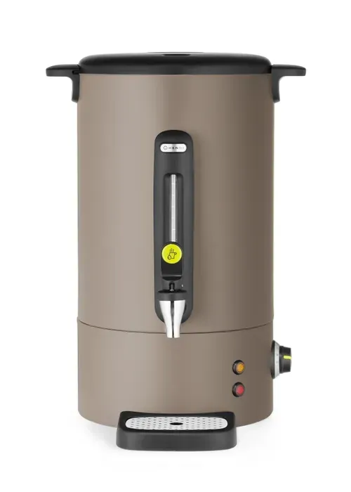 Heißgetränkekessel UNIQ aus Edelstahl mit Warmhaltefunktion Heißgetränkekessel UNIQ aus Edelstahl mit Warmhaltefunktion
