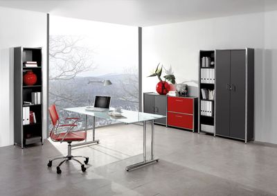 Schreibtisch mit Glasplatte | Verschiedene Maße