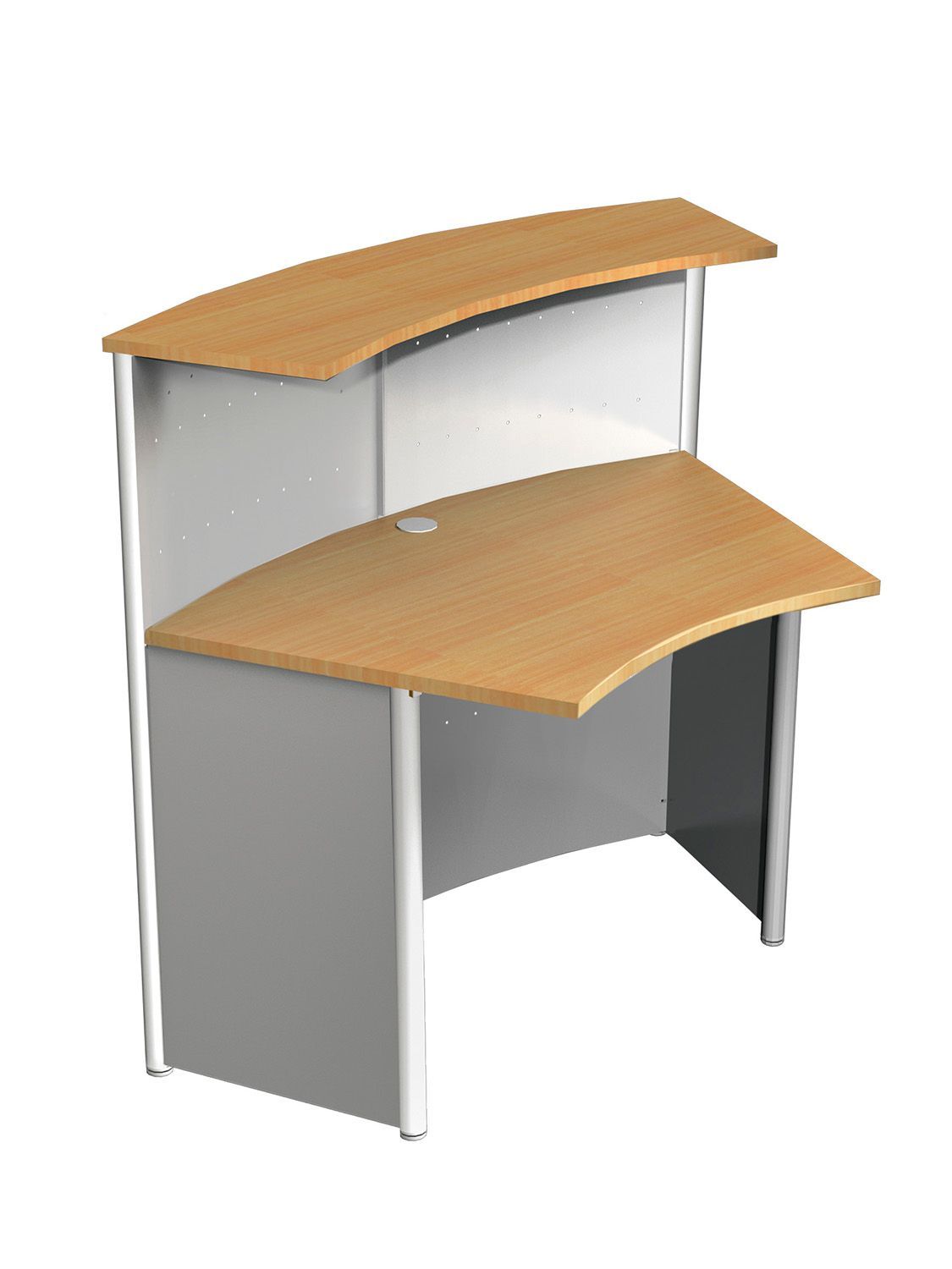 Kompakt-Theke Genua – Modulares Thekensystem, Grundtheken: Grundtheke 45 ° |  B 118 x T 70 x H 115 cm | auch einzeln stellbar