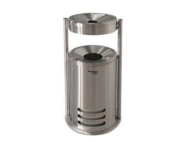 Sicherheits-Zigarettenascher | Edelstahl | 640 mm × Ø 320 mm Sicherheits-Zigarettenascher | Edelstahl | 640 mm × Ø 320 mm