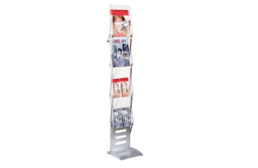 Prospektständer Tec-Art | Faltbar | mit Tasche