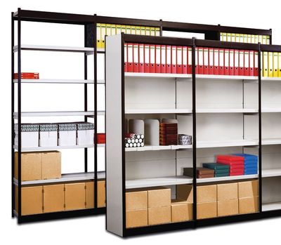 PROGRESS 2000 Büroregal | Mit Rückwand | Verschiedene Variationen