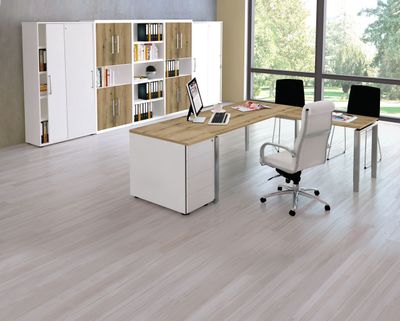 Schreibtisch | Form 5 | Flexibel & modern | Verschiedene Größen