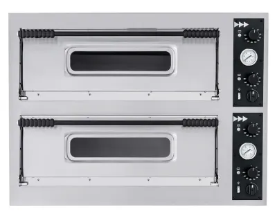 Pizzaofen BASIC XXL 66 – 2 Kammern, 18.000 W Pizzaofen BASIC XXL 66 – 2 Kammern, 18.000 W