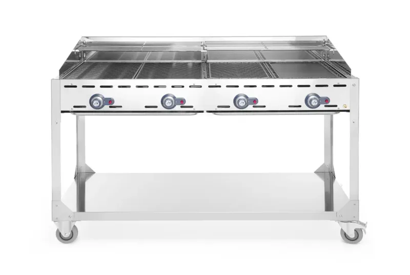 Grillsystem Green Fire 4 Brenner | 22 kW mit Rollengestell Grillsystem Green Fire 4 Brenner | 22 kW mit Rollengestell