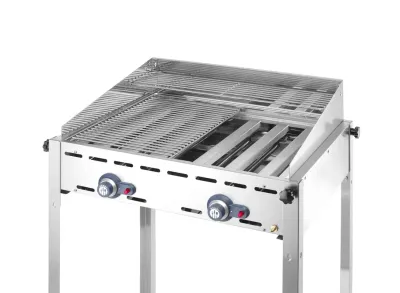 Edelstahl-Flammschutz GN 2/1 für Green Fire Grillsystem