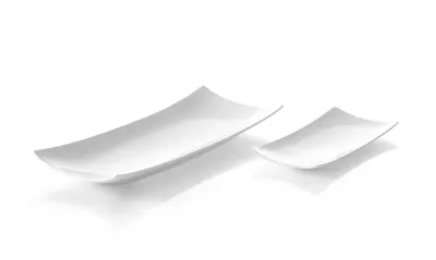 Porzellan Platte Bark | verschiedene Größen | 6 stk.