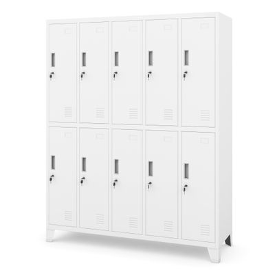 BHP-Spind mit 10 Türen BARTEK | 1360 x 1720 x 450 mm | Verschiedene Farben