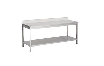 Arbeitstisch mit Grundboden & Aufkantung | T: 60 H: 85 cm Arbeitstisch mit Grundboden & Aufkantung | T: 60 H: 85 cm