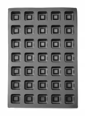 Silikonform Quadrat | Antihaft | 570×375×25 mm Silikonform Quadrat | Antihaft | 570×375×25 mm
