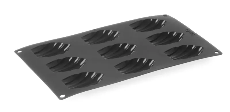 Silikonform Madeleines | 70×47×17 mm | Antihaft-Silikon