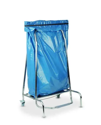 Müllbeutel-Halter Edelstahl für 70/80 L mit Fußpedal