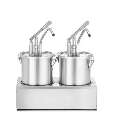 Saucenspender | Zweier-Set | Edelstahl