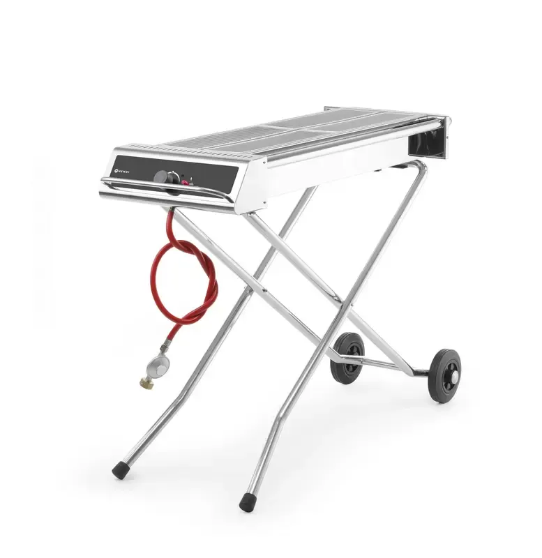 Gasgrill Xenon Pro – 7,5 kW, Einklappbar, 860x260 mm Rostfläche Gasgrill Xenon Pro – 7,5 kW, Einklappbar, 860x260 mm Rostfläche