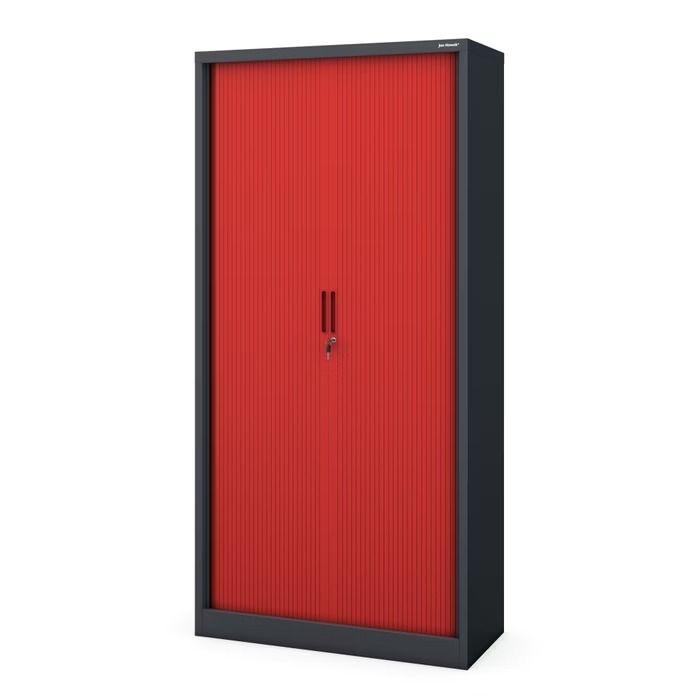 Aktenschrank, Rolladenschrank | Jalousieschrank DAMIAN | 900 x 1850 x 450 mm | Verschiedene Farben Aktenschrank, Rolladenschrank | Jalousieschrank DAMIAN | 900 x 1850 x 450 mm | Verschiedene Farben