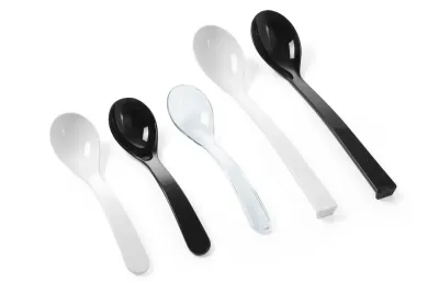 Salatlöffel aus SAN, hitzebeständig bis 80°C