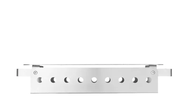 Speisewärmer mit 2 Teelichtern, Edelstahl & Aluminium