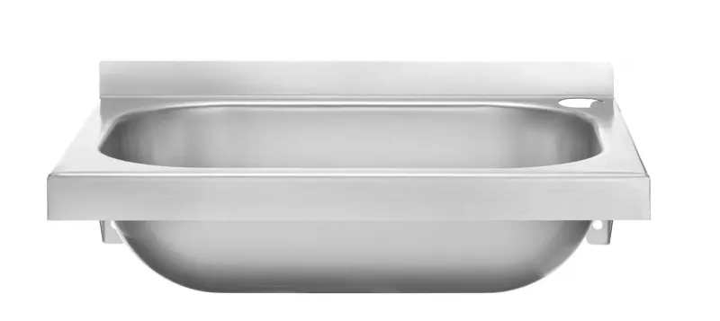Wandwaschbecken aus Edelstahl