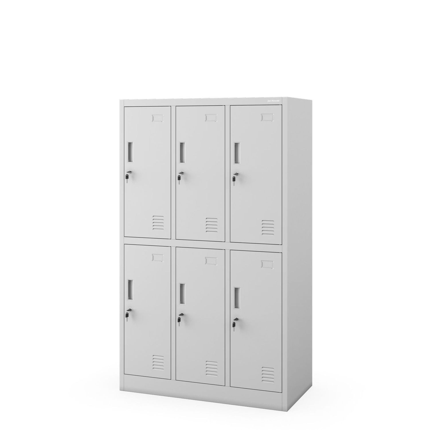 Kleiderspind mit 6 Abteilen IGOREK | 900 x 1500 x 450 mm Kleiderspind mit 6 Abteilen IGOREK | 900 x 1500 x 450 mm, Farben: Grau