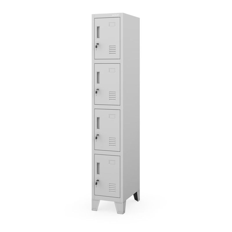 Grauer sozialer BHP-Schließfachschrank | ROBERT 1 Plus | 292 × 1720 × 450 mm Grauer sozialer BHP-Schließfachschrank | ROBERT 1 Plus | 292 × 1720 × 450 mm