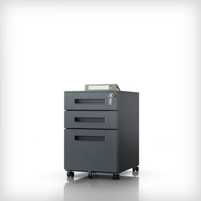 Rollcontainer für Schreibtisch KATE | 390 x 600 x 500 mm | anthrazit