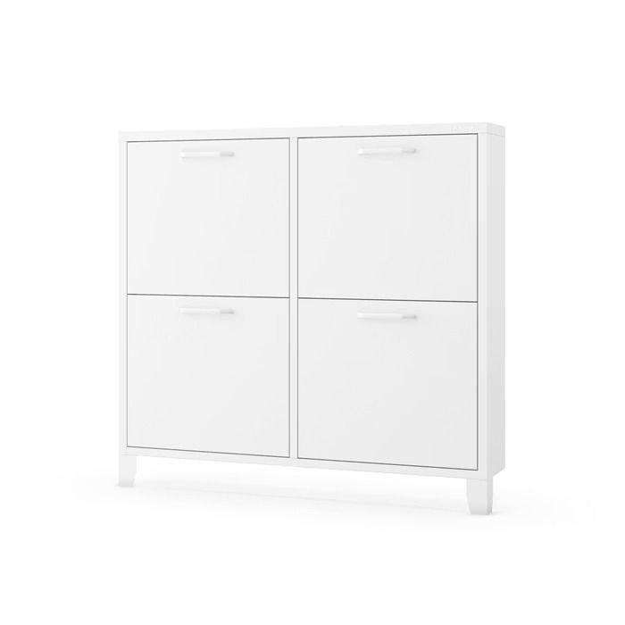 Schuhschrank schmal SHIRLEY | 960 x 900 x 170 mm | weiß Schuhschrank schmal SHIRLEY | 960 x 900 x 170 mm | weiß