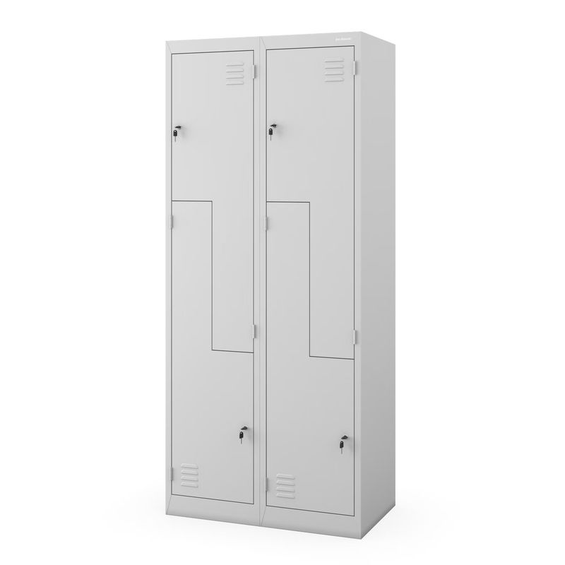 Kleiderspind Schließfachschrank 4 Fächer JULIA | 800 x 1850 x 450 mm | verschiedene Farben Kleiderspind Schließfachschrank 4 Fächer JULIA | 800 x 1850 x 450 mm | verschiedene Farben