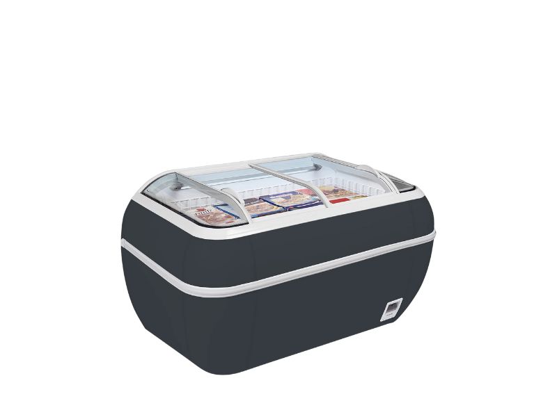 Supermarkt Kühl- & Gefriertruhe Kombigerät | 1697 Liter | 1470 × 812 × 915 cm