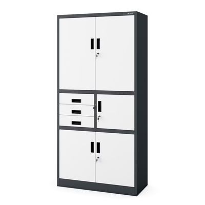 Aktenschrank mit Schubladen und Tresor FILIP II | 900 x 1850 x 400 mm