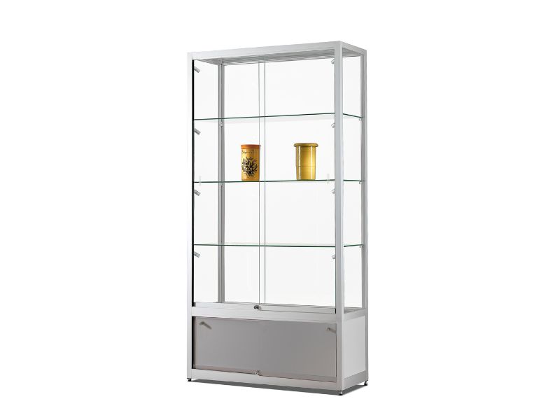 LED Glasvitrine | 100x40x197 cm  | verschiedene Farben