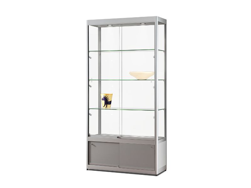 LED Glasvitrine SIDE LIGHT | 1000x400x1972 mm