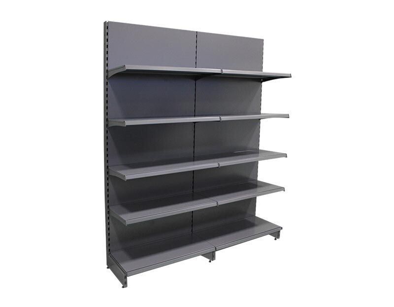 Wandregal Ladenbau 2 Meter Komplett-Set | 37 cm Tiefe | Tegometall-kompatibel Wandregal Ladenbau 2 Meter Komplett-Set | 37 cm Tiefe | Tegometall-kompatibel