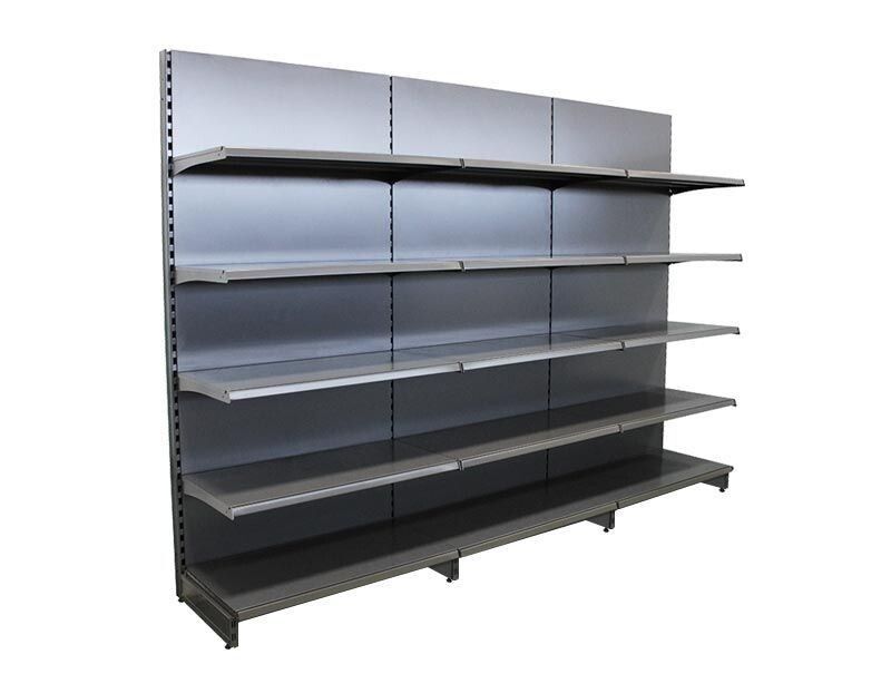 Wandregal Kiosk 3 Meter Komplett-Set | 37 cm Tiefe | Tegometall-kompatibel