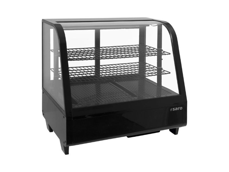 Kühlvitrine KATRIN – 100 Liter – Schwarz & Weiß | SARO Kühlvitrine KATRIN – 100 Liter – Schwarz & Weiß | SARO