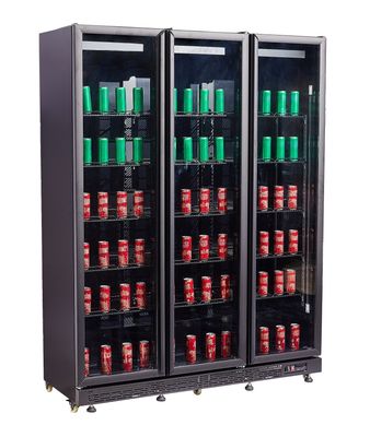 Getränkekühlschrank 3 Türen – 1200 Liter, Schwarz Getränkekühlschrank 3 Türen – 1200 Liter, Schwarz