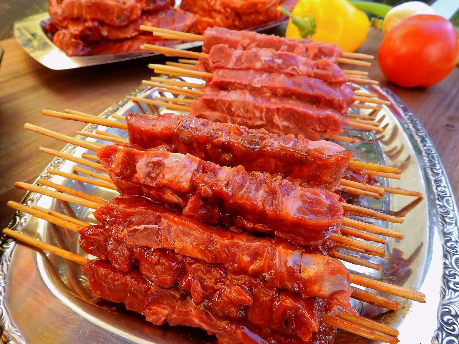 Rindfleisch-
spieße
