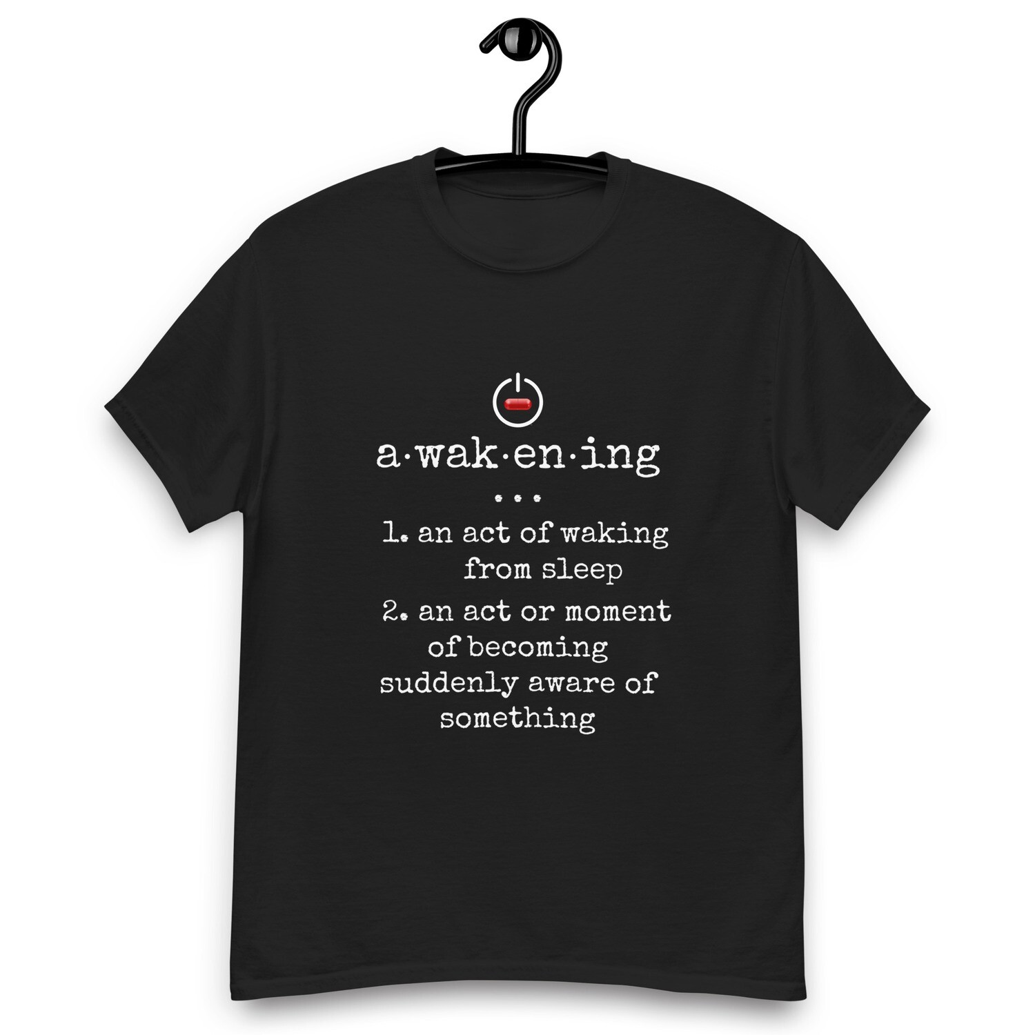 Red Pill Switch Awakening Men&#39;s classic tee - Dictionary Series - FREE SHIPPING